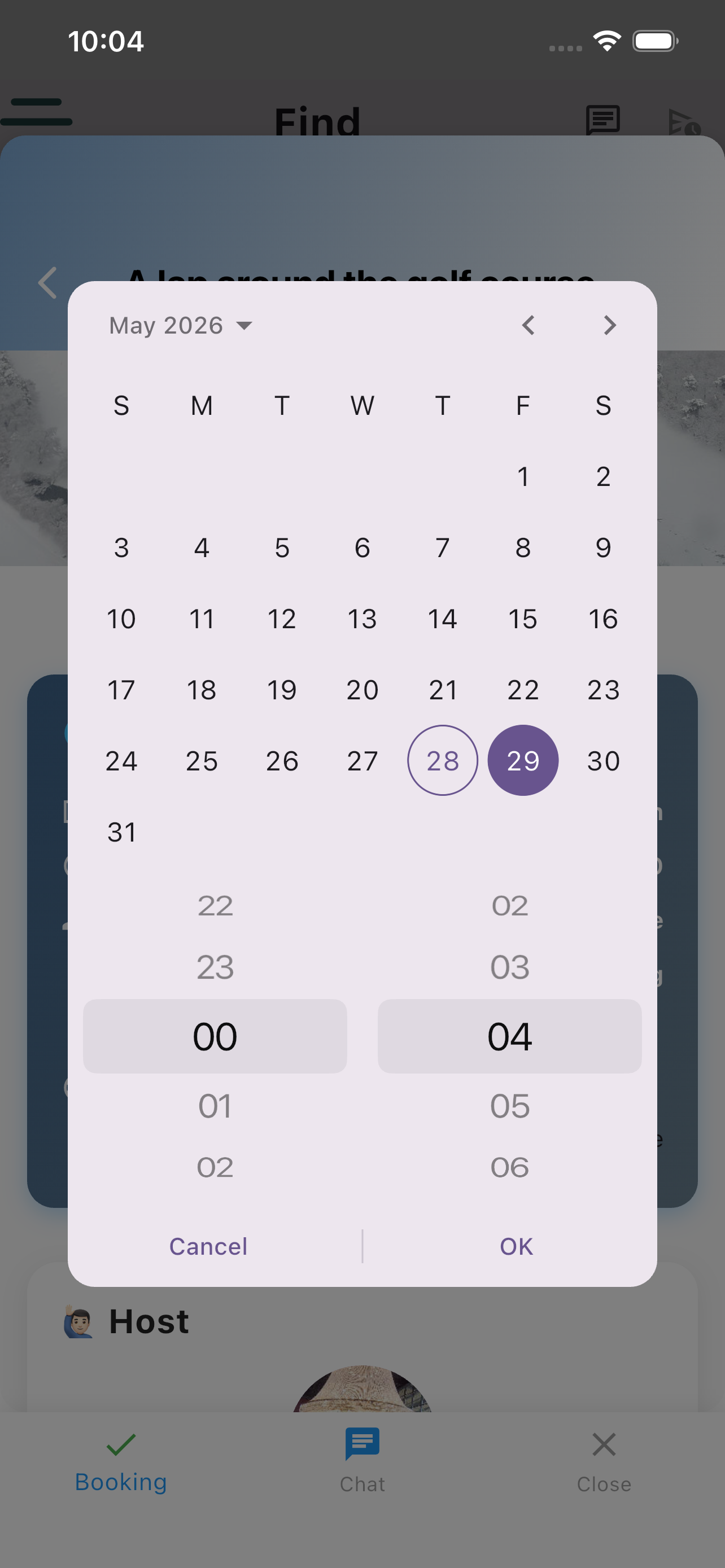 Seamless booking