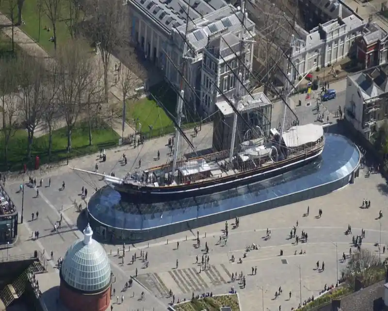 A tea clipper, the meridian line, and royal parkland in Greenwich